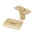Deltana BC218RU4 Ball Catch; Round Corners Satin Brass Finish