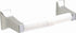 Pamex BC3CP41 Corona Collection Surface Paper Holder with White Roller Bright Chrome Finish