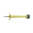 Deltana BDS30U3-UNL 3-1/4" Baseboard Door Bumper; Solid Brass; Unlacquered Bright Brass Finish