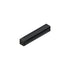Deltana BDSS40U19 4" Modern Square Heavy Duty Door Bumper; Steel Black Finish