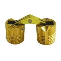 Soss BH104 1/2" Barrel Hinge Bright Brass Finish