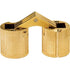 Soss BH144 3/4" Barrel Hinge Bright Brass Finish