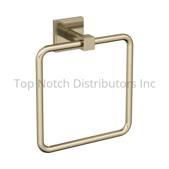 Amerock BH36072BBZ Appoint Towel Ring Golden Champagne Sparrow Supply