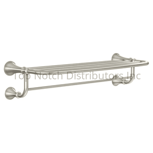 Moen BH5294BN 24" Towel Shelf Brushed Nickel Sparrow Supply