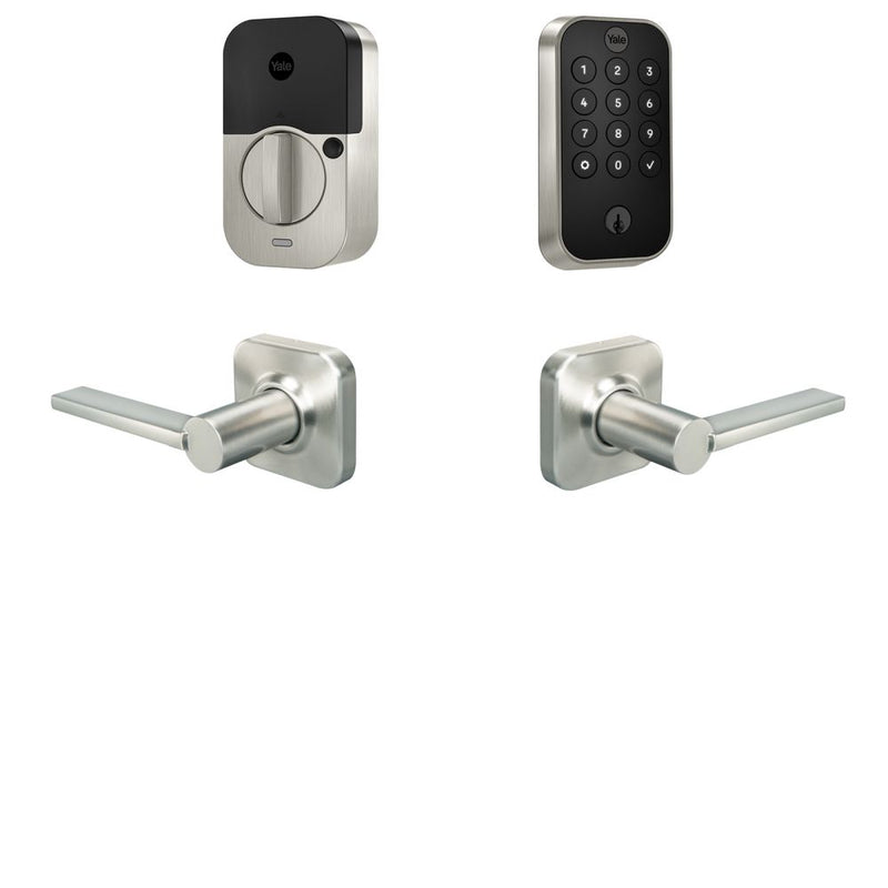 Yale Real Living BYRD410B Keypad Deadbolts - Satin Nickel Sparrow Supply