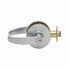 Dexter Commercial C1000ENTRC626KDC Entry / Office Grade 1 Curved Lever Clutching Cylindrical Lock with C Keyway; 2-3/4" Backset with 1-1/8" Face; and ANSI Strike Satin Chrome Finish Sparrow Supply