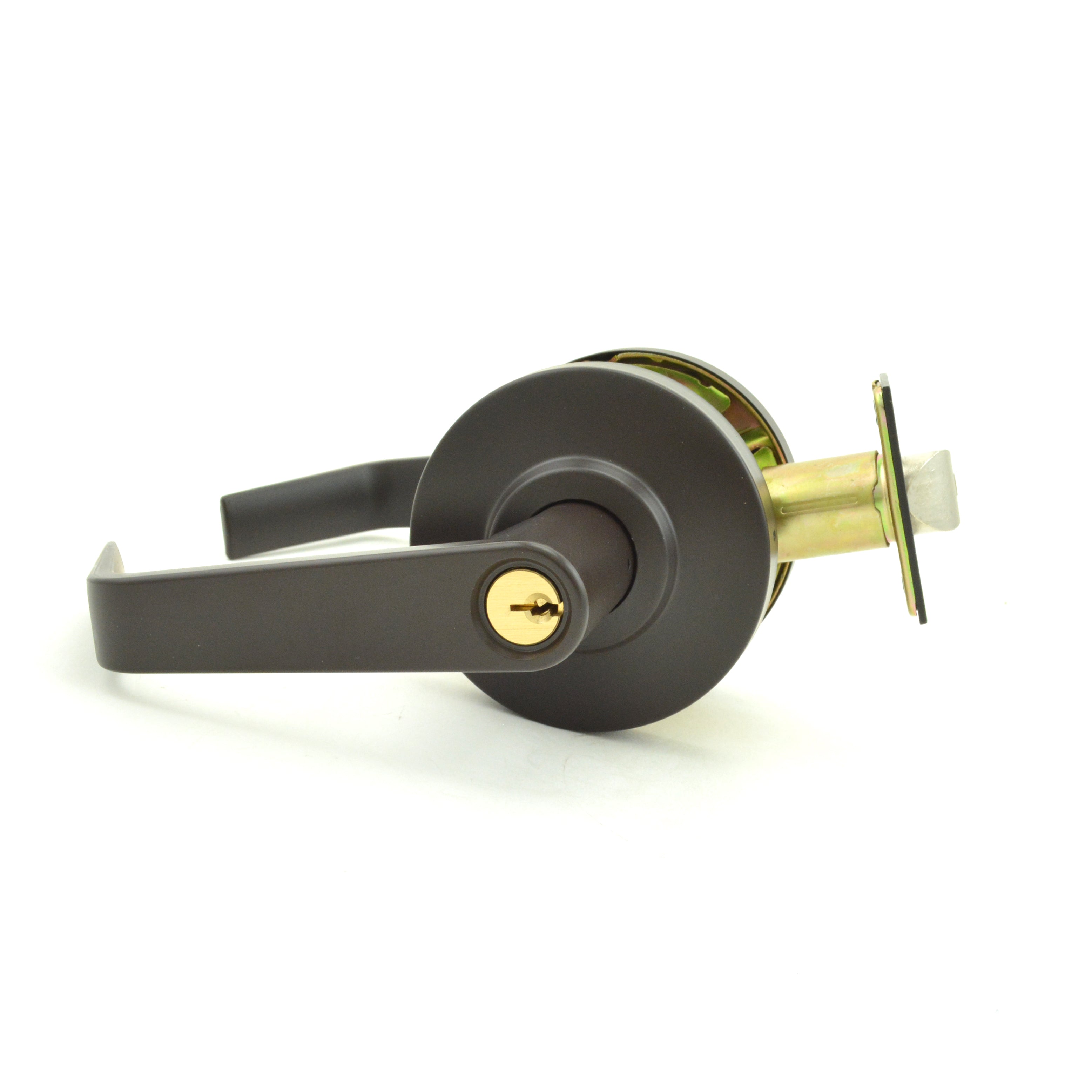 Dexter Commercial C2000ENTRR613KDC Entry / Office Grade 2 Regular Lever Non Clutching Cylindrical Lock with C Keyway; 2-3/4" Backset; and ANSI Strike Oil Rubbed Bronze Finish Sparrow Supply