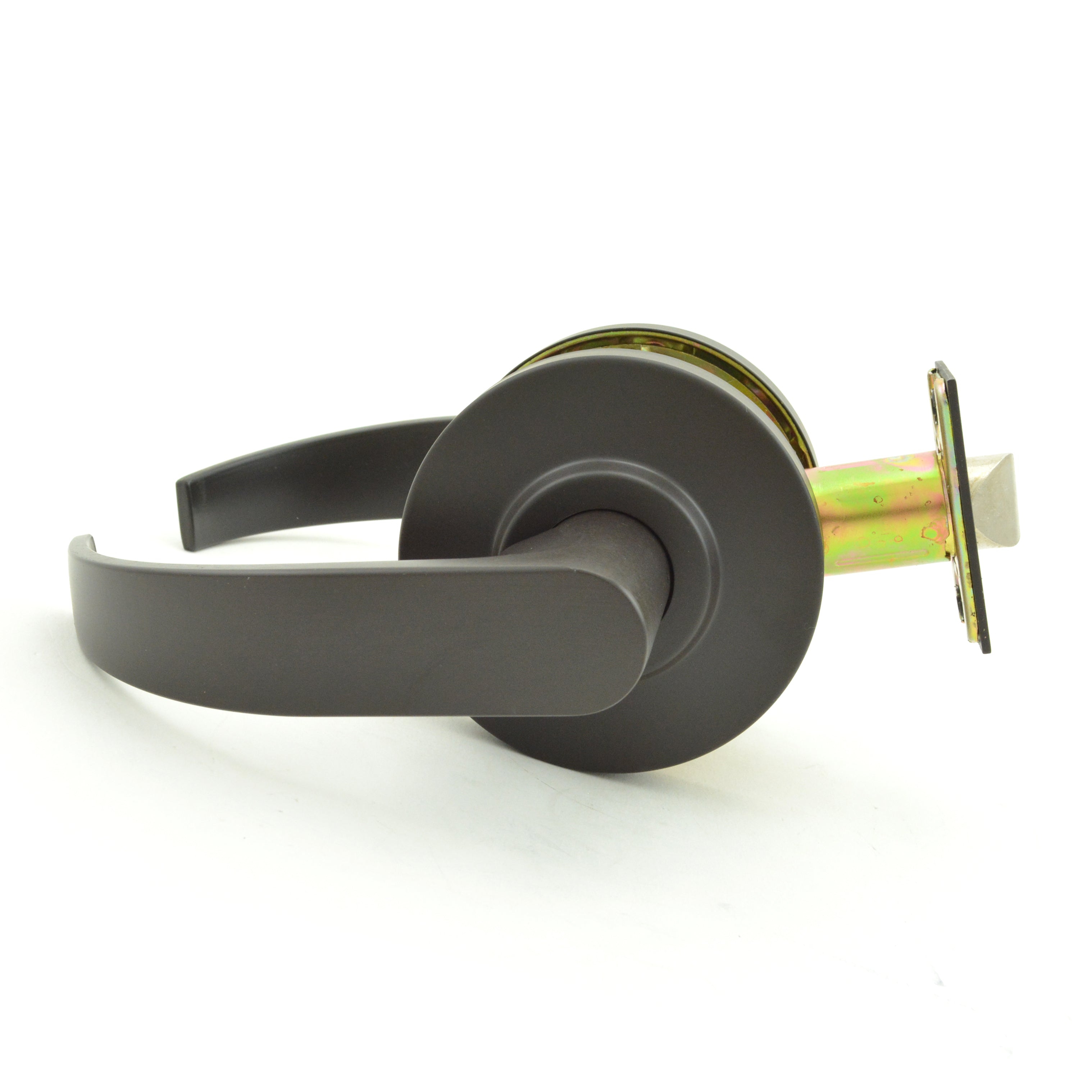 Dexter Commercial C2000PASSC613 Passage Grade 2 Curved Lever Non Clutching Cylindrical Lock with 2-3/4" Backset and ANSI Strike Oil Rubbed Bronze Finish Sparrow Supply