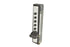Kaba Simplex C960226D Cabinet Lock; Wood Application; End Throw; Spring Latch; with Trim; Ball Bearing Clutch Knob Satin Chrome Finish Sparrow Supply