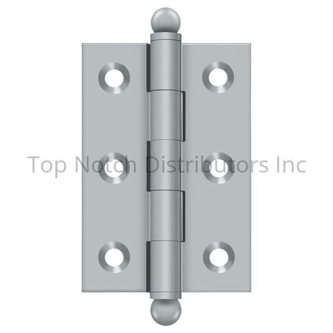Deltana CH2517U26D 2-1/2" x 1-11/16" Hinge; with Ball Tips; Satin C... Sparrow Supply