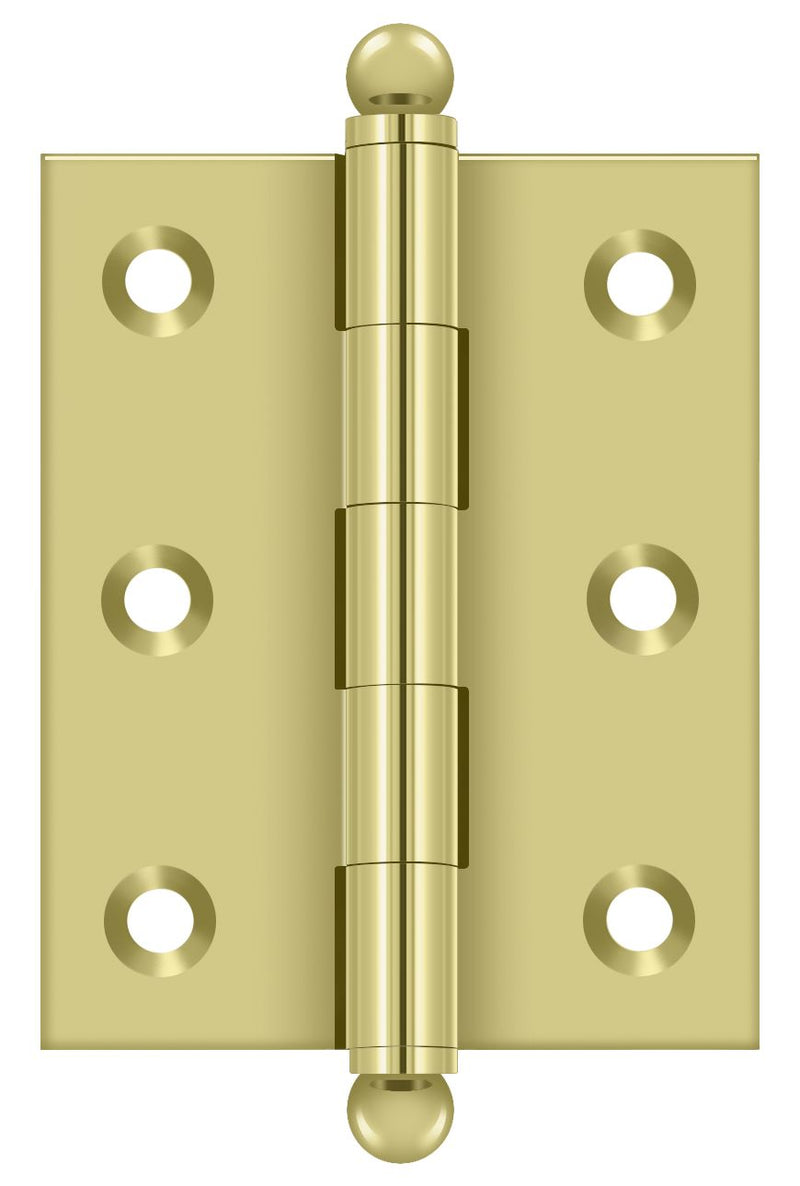 Deltana CH2520 Full Mortise Hinges - Brass Sparrow Supply