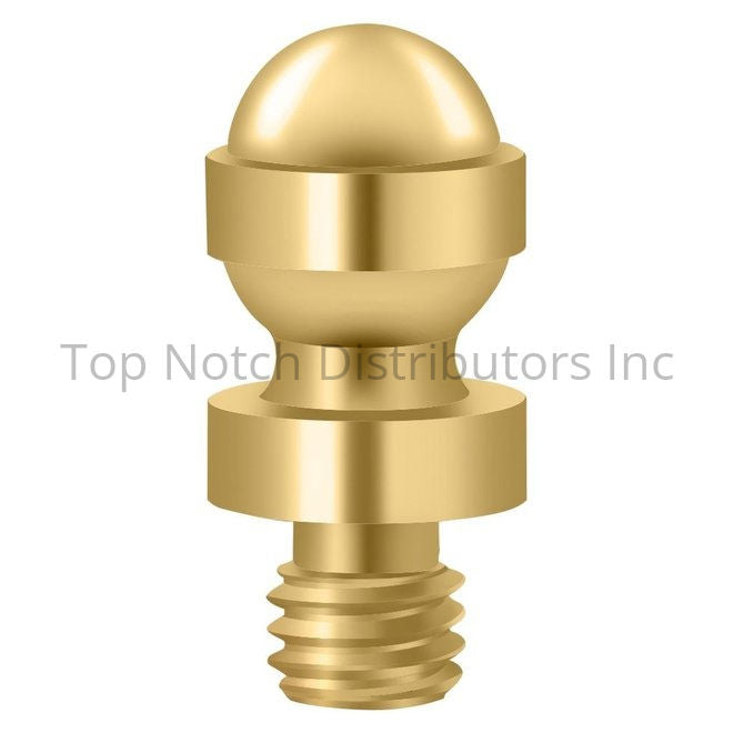 Deltana CHAT003 Acorn Tip; Lifetime Brass Polished Brass Sparrow Supply