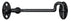 Deltana CHK4U19 Cabin Swivel Hooks; 4"; Black Finish