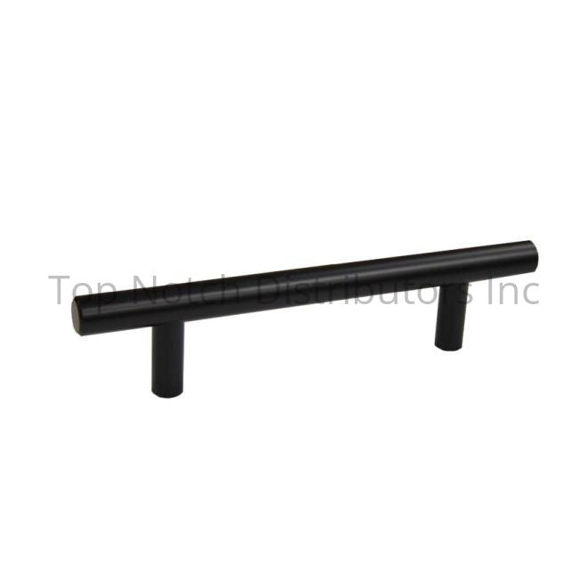 Crown Cabinet Hardware CHP1096BK 6" Bar Cabinet Pull with 3-3/4" Ce... Sparrow Supply