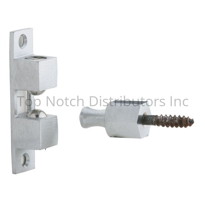 Ives CL2126D 4 Way Ball Catch Cabinet Latch Satin Chrome Sparrow Supply