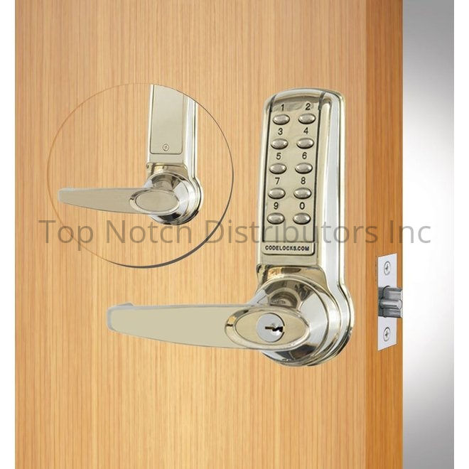 Codelock CL4210SS Electronic Tubular Keypad Lever Latchbolt Lock wi... Sparrow Supply