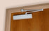 Norton CLP8501T689 CloserPlus Spring Arm Adjustable Surface Mount Door Closer with Full Cover and Sex Nuts Aluminum Finish Sparrow Supply