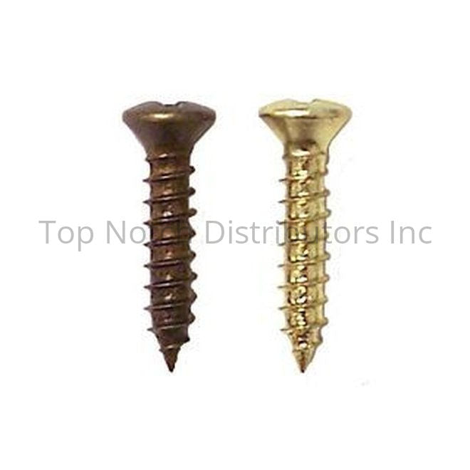 Amerock CM92657G10 #6 FH x 5/8" (16 mm) Sheet Metal Screws Satin Ni... Sparrow Supply