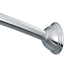 Moen CSR2160CH Adjustable Curved Shower Rod from 54" to 72" with Pivot Flange Bright Chrome Finish Sparrow Supply