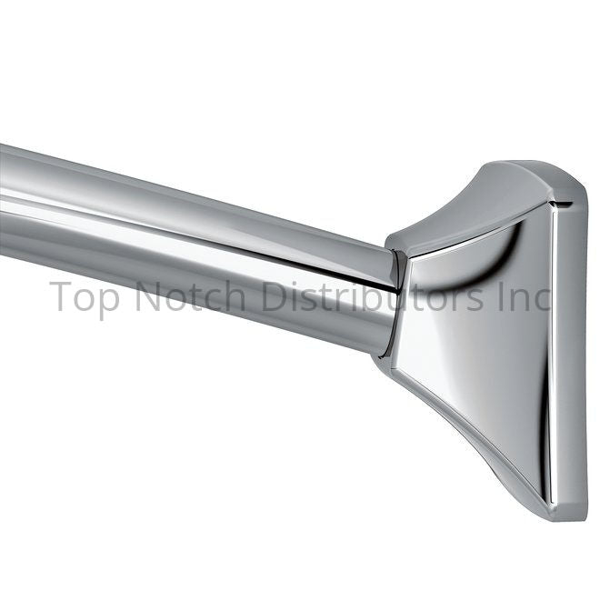 Moen CSR2164CH Decorative Permanent Mount 5' Curved Shower Rod with... Sparrow Supply