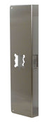Don-Jo CW202S 20" Classic Wrap Around with Key in Lever Prep with 2-3/4" Backset and 1-3/4" Door Stainless Steel Finish Sparrow Supply