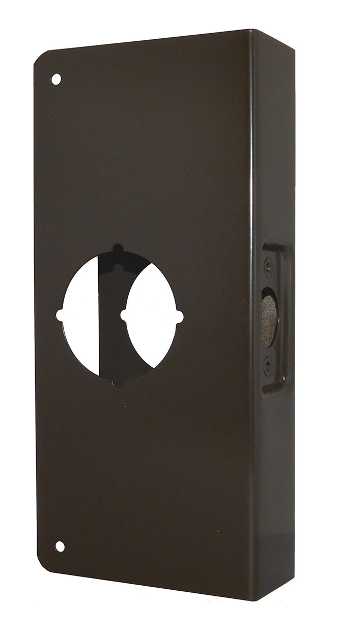 Don-Jo CW210B Classic Wrap Around for Cylindrical Door Lock with 2-1/8" Hole for 2-3/8" Backset and 1-3/4" Door Oil Rubbed Bronze Finish