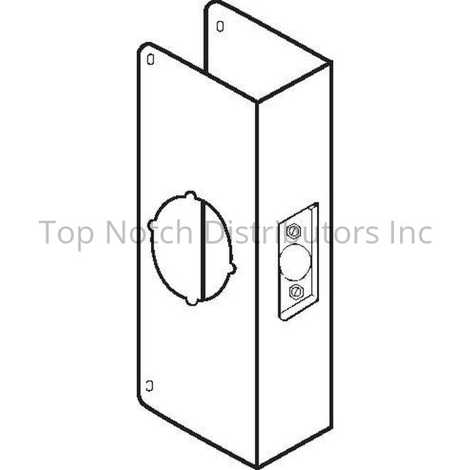 Don-Jo CW214CPB Classic Wrap Around for Thick Doors with 2-3/8" Bac... Sparrow Supply