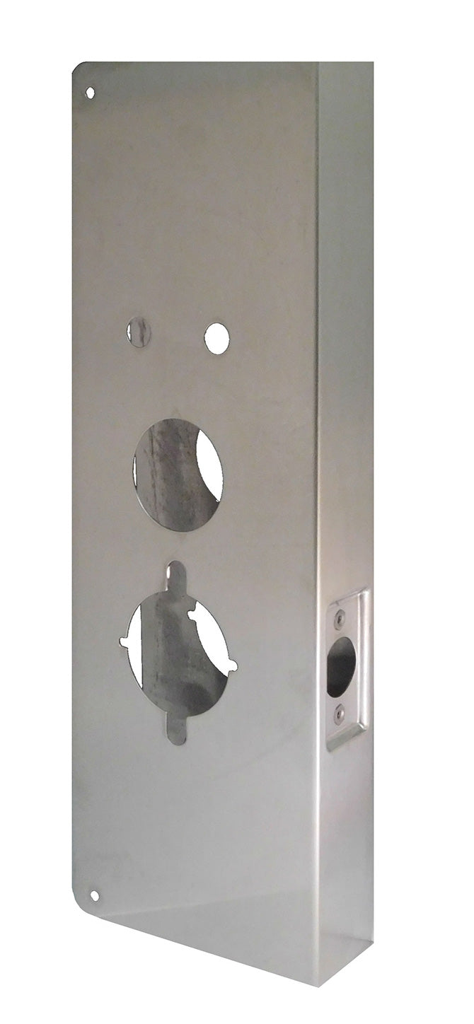 Don-Jo CW27S Classic Wrap Around for Alarm LocK 2700; 3000; and 4100 Trilogy with 2-3/4" Backset and 1-3/4" Door Stainless Steel Finish Sparrow Supply