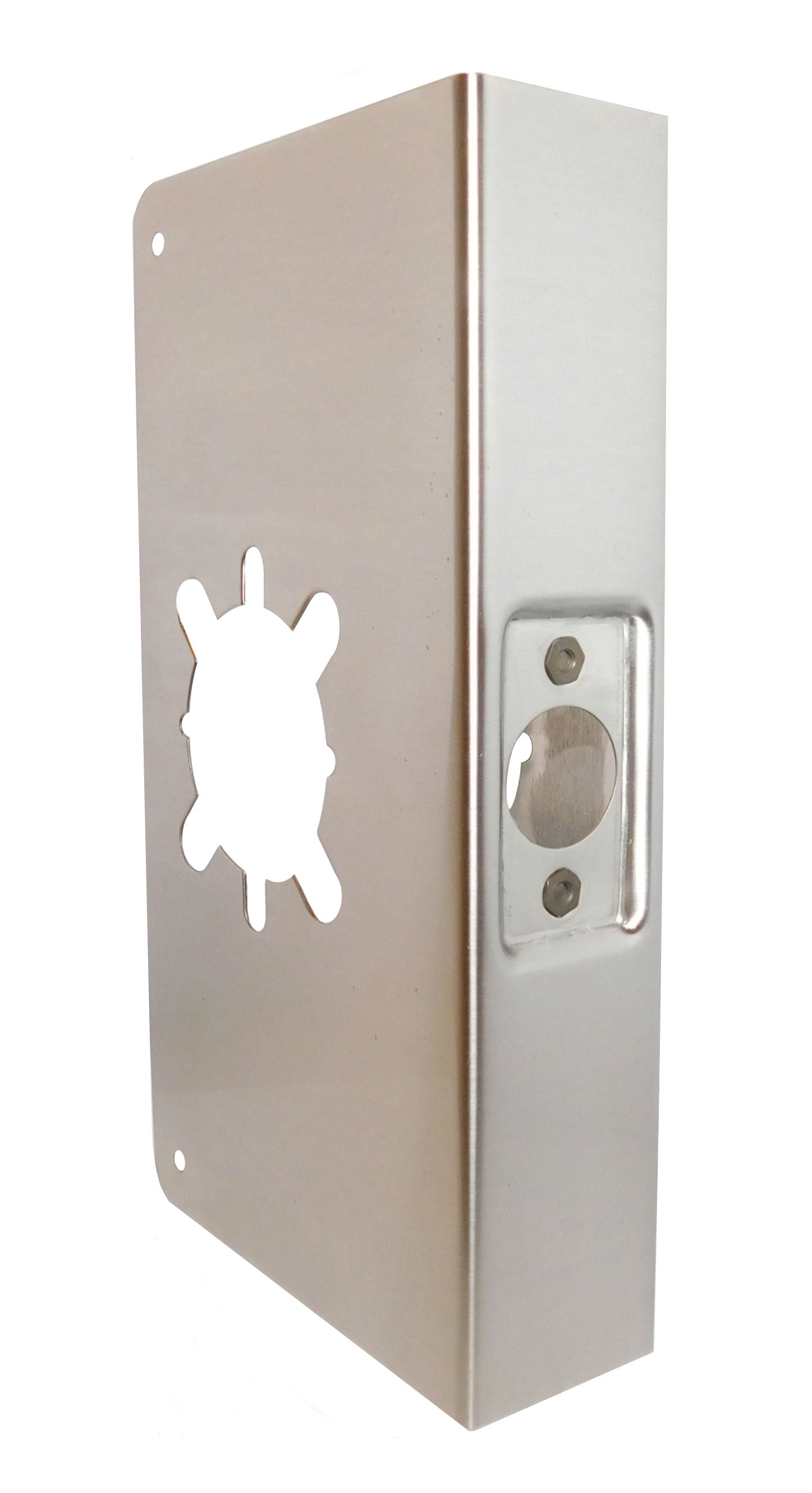 Don-Jo CW4S2 9" Classic Wrap Around for Heavy Duty Grade 1 and 2 Key in Levers with 2-3/4" Backset and 1-3/4" Door Stainless Steel Finish Sparrow Supply