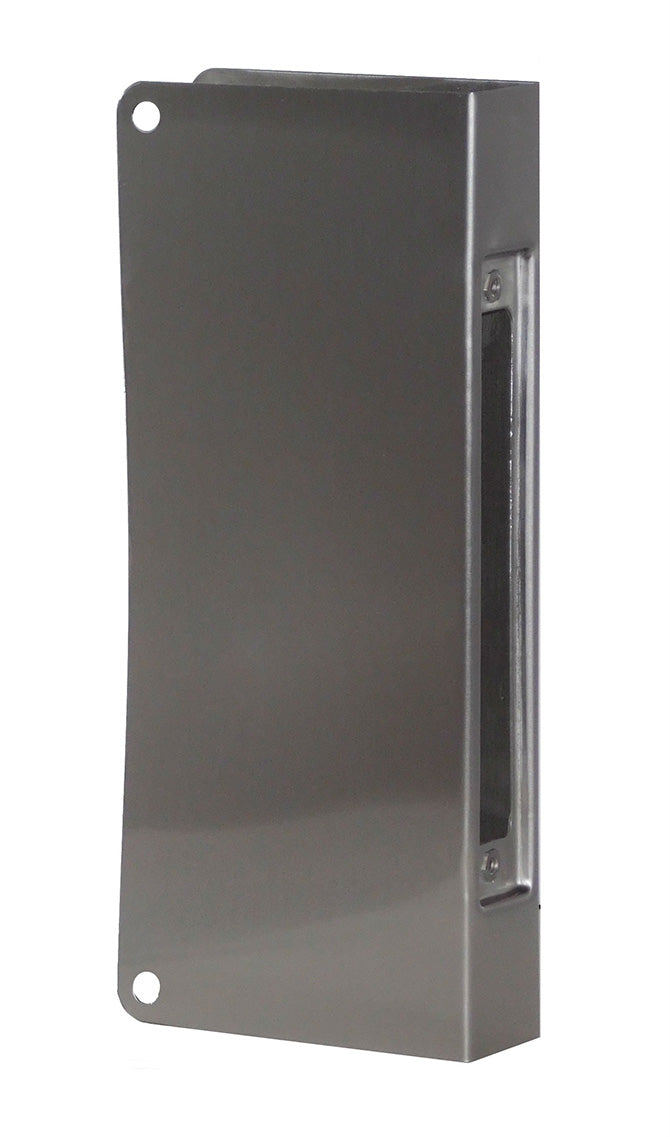 Don-Jo CW504S Blank Classic Wrap Around for Mortise Lock with 86 Cut Out for 1-3/4" Door Stainless Steel Finish Sparrow Supply