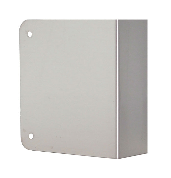 Don-Jo CW70S 4-1/2" Blank Wrap Around for 1-3/8" Door Stainless Steel Finish Sparrow Supply
