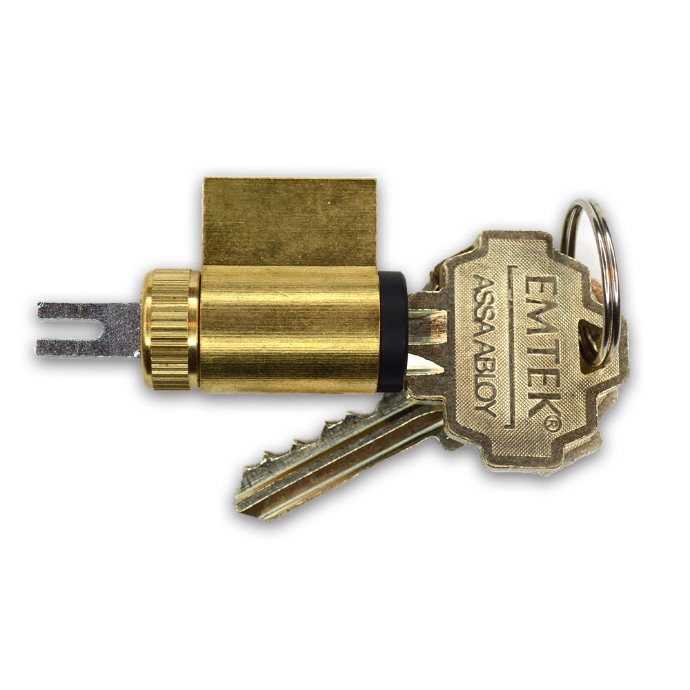 Emtek CY4-PSCHCTOS5-FB Deadbolt Double Outside Cylinder for FB; US19 and FBS Finishes Sparrow Supply