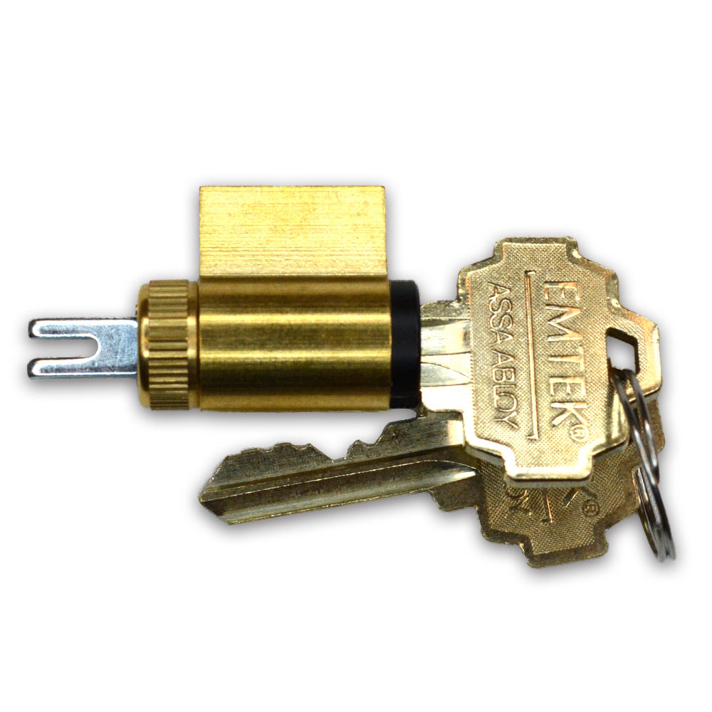 Emtek CY4-PSCHCTOS5-US10B Deadbolt Double Outside Cylinder for US10B and MB Finishes Sparrow Supply