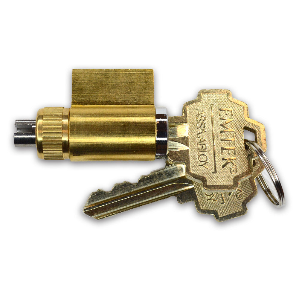 Emtek CY4-PSCHCTS2-US26 Key-In Knob or Lever, Single Keyed, Schlage C Cylinder for US26, US14, US15, US15A, TWB and SS Finishes Sparrow Supply