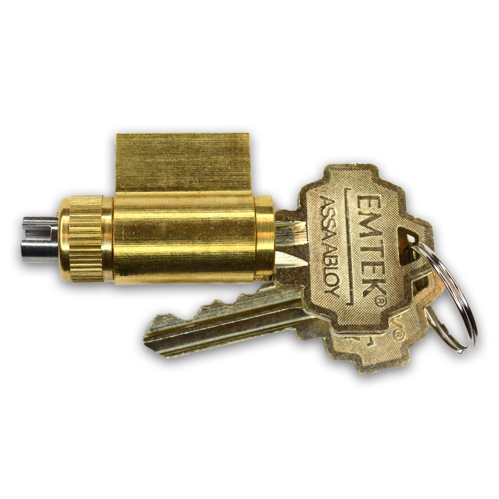 Emtek CY4-PSCHCTS2-US3 Key-In Knob or Lever, Single Keyed, Schlage C Cylinder for US3, US4, US7 and US3NL Finishes Sparrow Supply