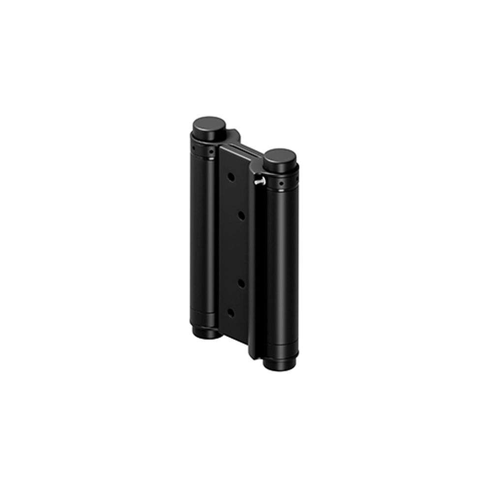 Deltana DASHS5U19 5" Double Action Saloon Hinge Matte Black Finish