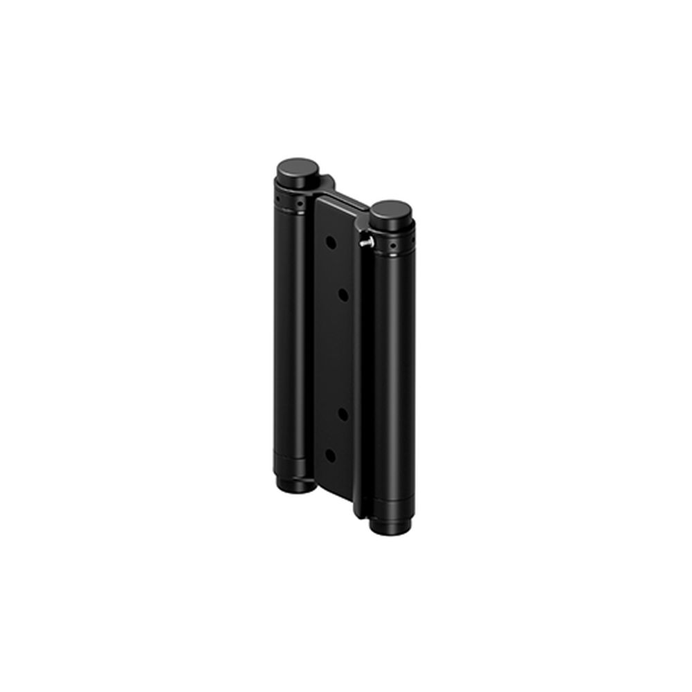 Deltana DASHS6U19 6" Double Action Saloon Hinge Matte Black Finish