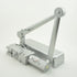 Dexter Commercial DCH4000STDFULLDSHOALUM Heavy Duty Surface Mount Door Closer with Full Cover and Dead Stop Hold Open Arm Aluminum Finish Sparrow Supply