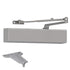 Dexter Commercial DCM1000STDFULLRWPAALUM Medium Duty Surface Mount Door Closer with Full Cover and Regular Arm Aluminum Finish Sparrow Supply