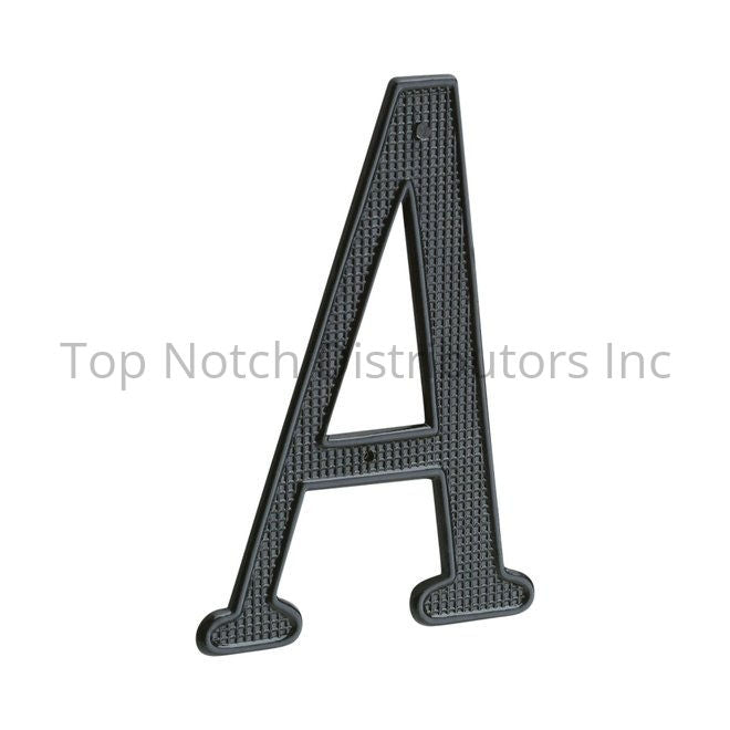 PAMEX DD0740APB 4" Zinc Nail On House Letter A Bright Brass Sparrow Supply