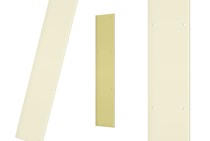 Deltana PP3520 Push Plates - Brass Sparrow Supply