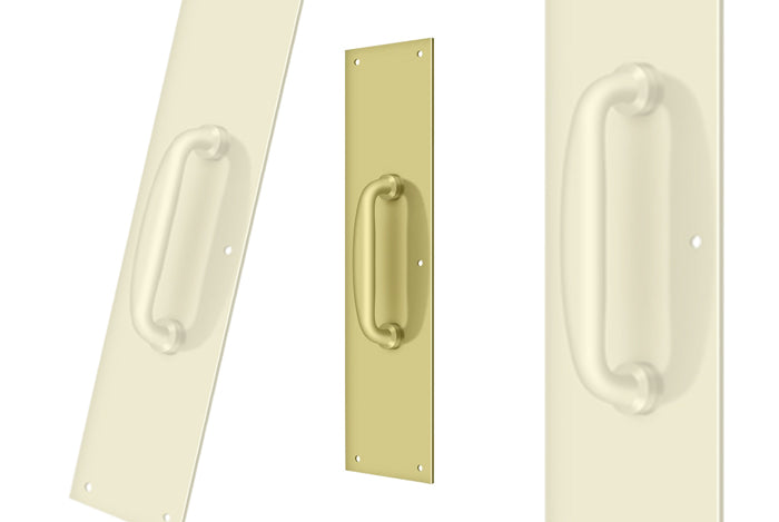 Deltana PPH55U3 Push Plates - Brass Sparrow Supply
