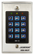 Securitron DK12 Digital Keypad System with Illuminated Keys Single Gang Satin Stainless Steel Finish Sparrow Supply
