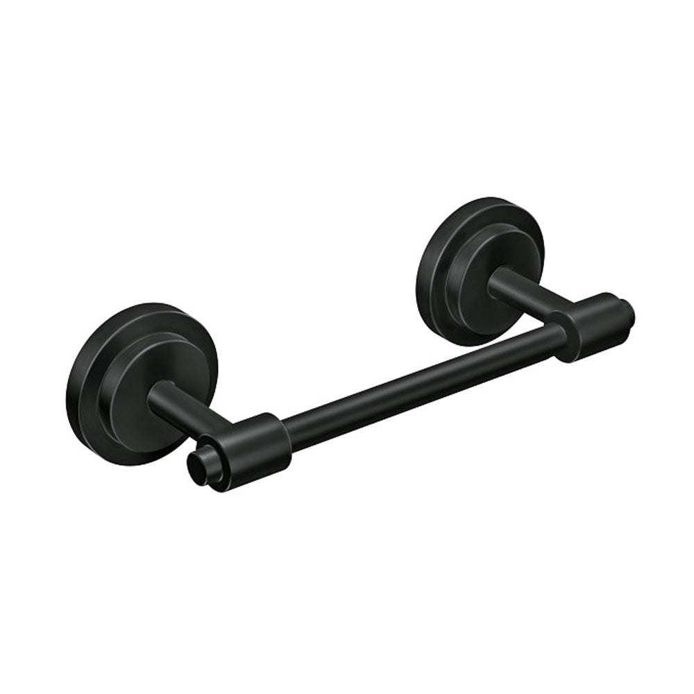 Moen DN0708BL Iso Pivoting Toilet Paper Holder Matte Black Finish Sparrow Supply