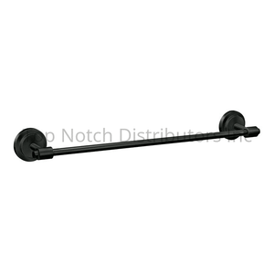 Moen DN0718BL Iso 18" Towel Bar Matte Black Sparrow Supply