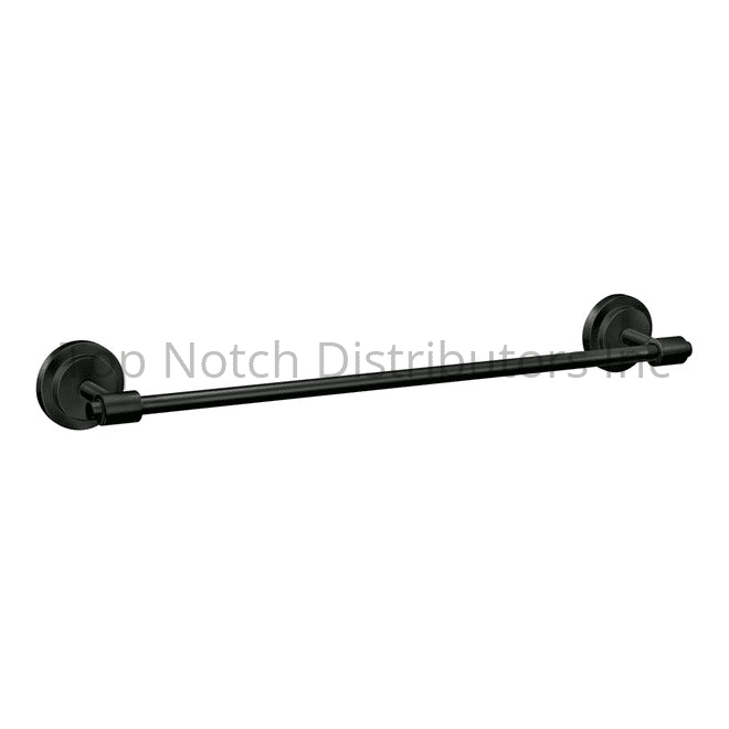 Moen DN0718BL Iso 18" Towel Bar Matte Black Sparrow Supply
