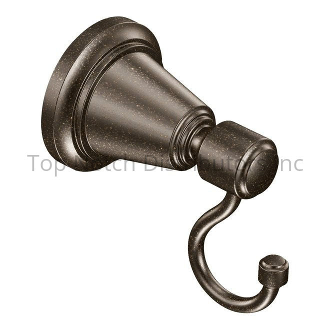 Moen DN3603ORB Bradshaw Single Robe Hook Oil Rubbed Bronze Sparrow Supply