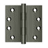 Deltana DSB415A 4" x 4" Square Hinge; Antique Nickel Finish