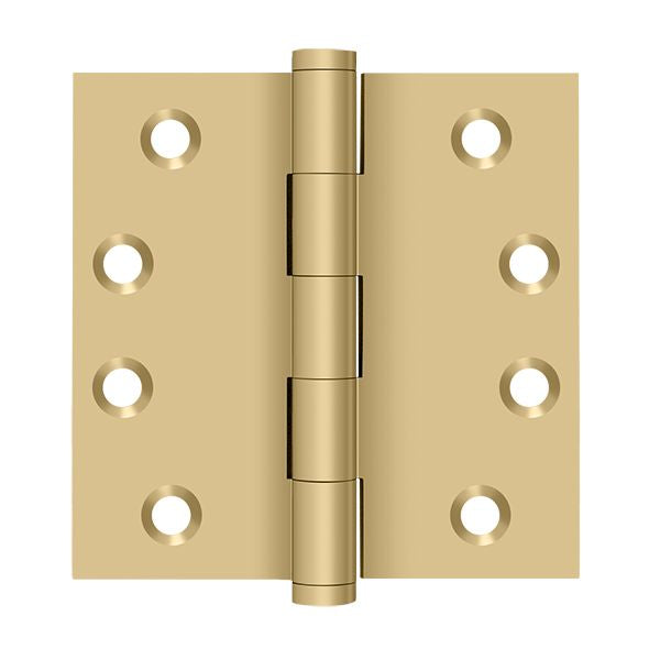 Deltana DSB44 Full Mortise Hinges - Satin Brass Sparrow Supply