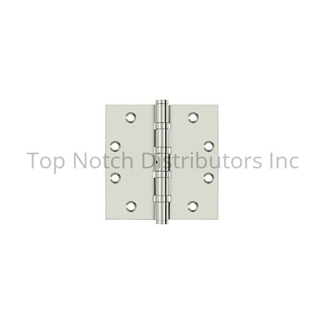 Deltana DSB45NB14 4-1/2" x 4-1/2" Square Hinge; Ball Bearings; Brig... Sparrow Supply